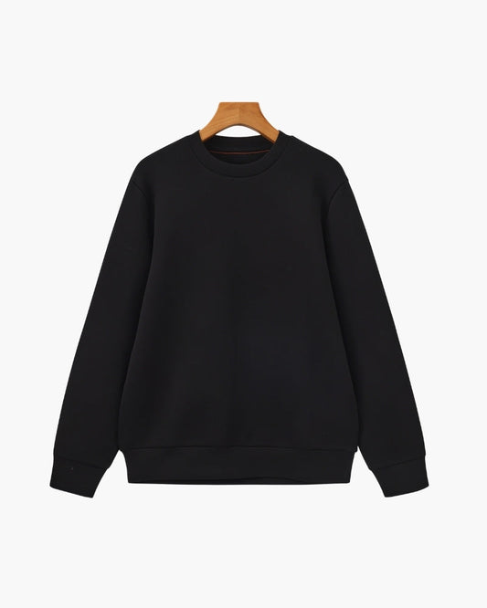 Klassischer Modal-Mischung Crewneck Sweatshirt
