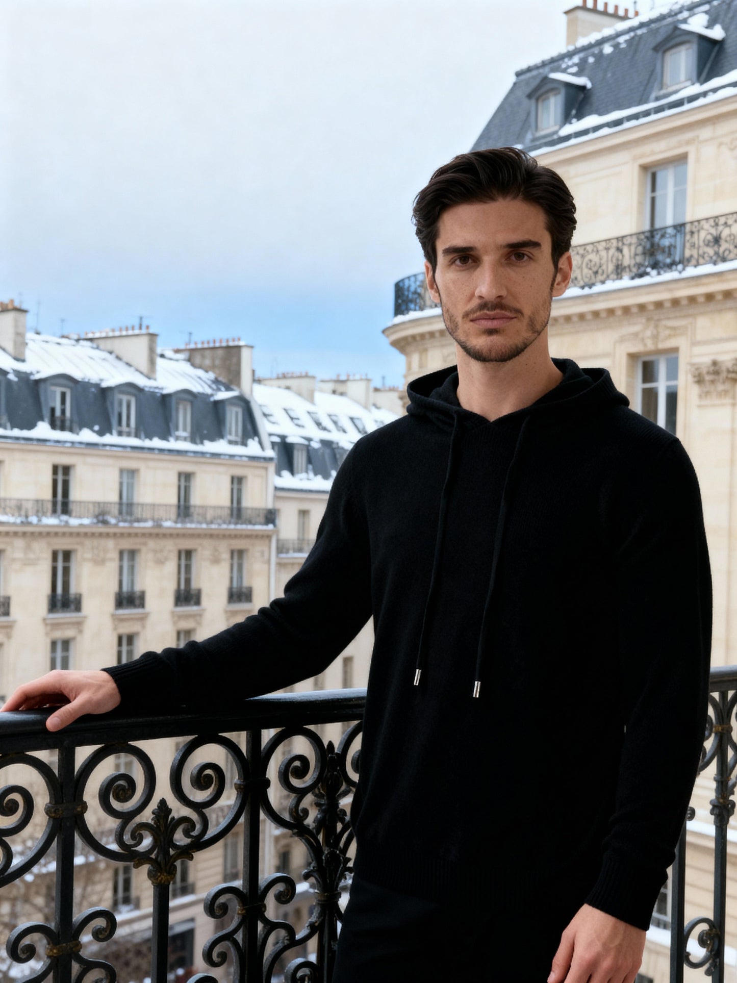 100% Kaschmir Kapuzenpullover