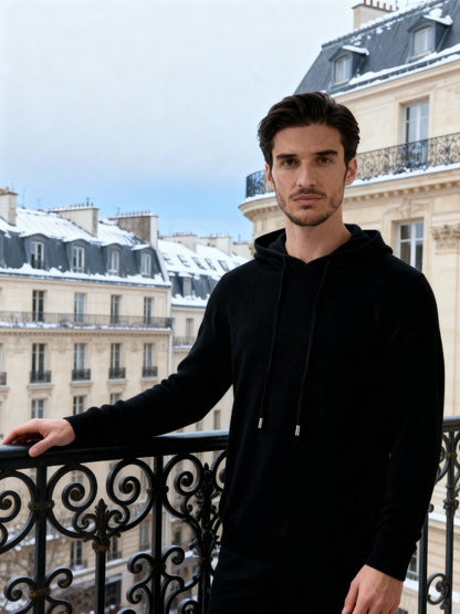 100% Kaschmir Kapuzenpullover